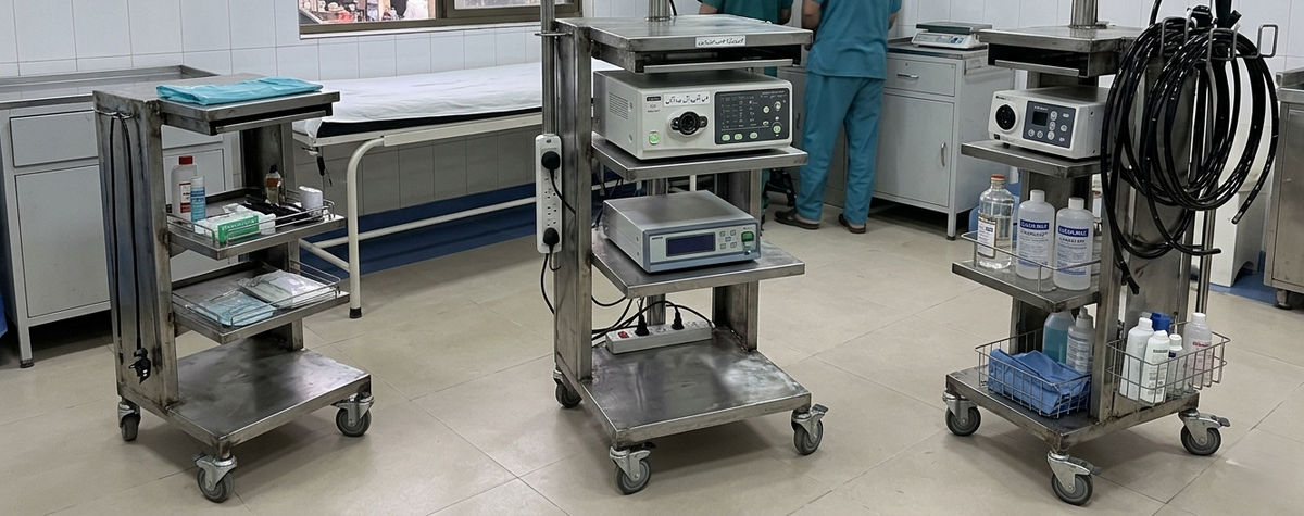Endoscopy Equipment's Trolley