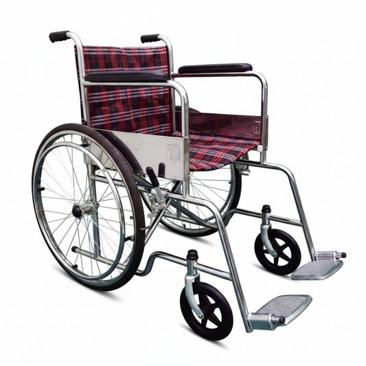 Wheel Chair - Stainless Steel